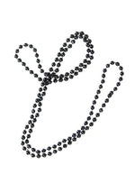 Black Flapper Beads - US 0559