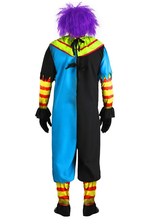 Men's Black Light Scary Premium Clown Costume - US 0759