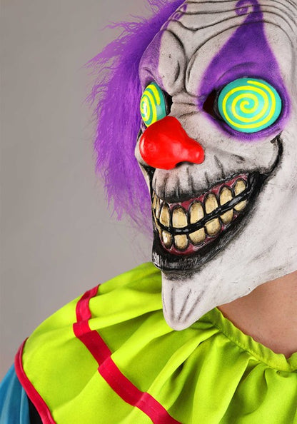 Men's Black Light Scary Premium Clown Costume - US 0759