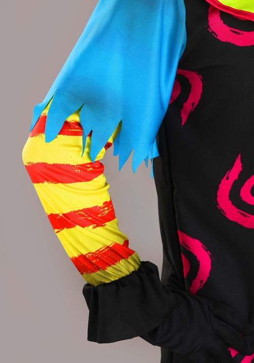 Men's Black Light Scary Premium Clown Costume - US 0759