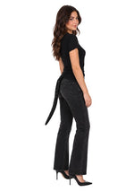 17-Inch Black Sequined Cat Tail Costume Accessory - US 3971