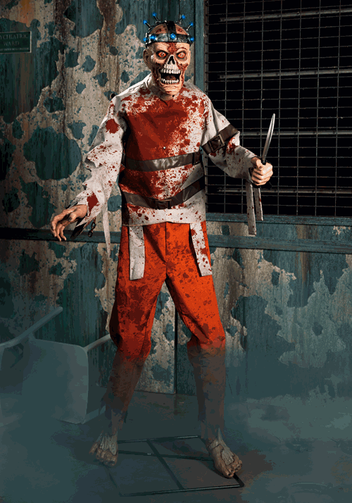 6FT 1/6 Blind Box Breaker Bill the Escaped Convict Animatronic Decoration - US 0137