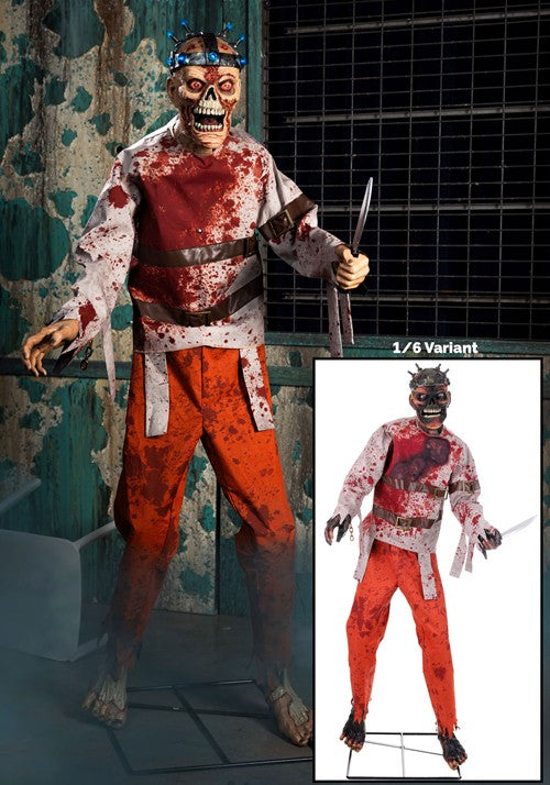 6FT 1/6 Blind Box Breaker Bill the Escaped Convict Animatronic Decoration - US 0137