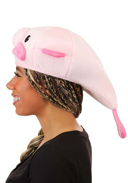 Pink Blobfish Costume Hat for Adults - US 7116