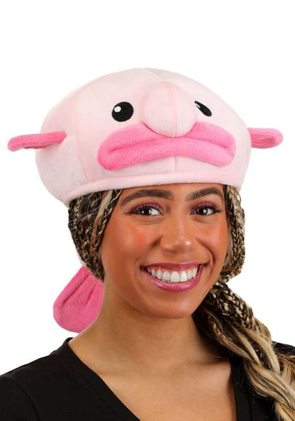 Pink Blobfish Costume Hat for Adults - US 7116