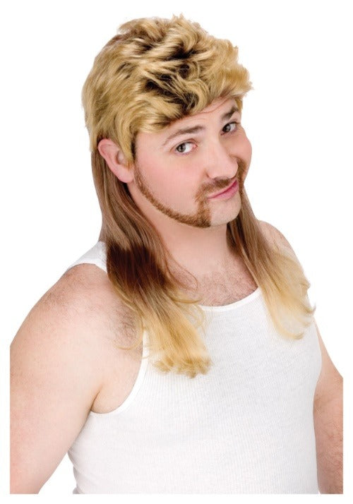 Blonde Mullet Wig - US 6339