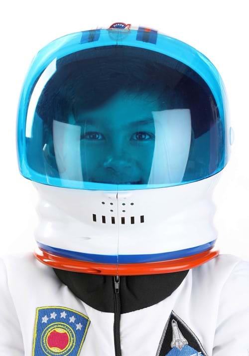 Blue Astronaut Costume Accessory Helmet for Adults - US 2941