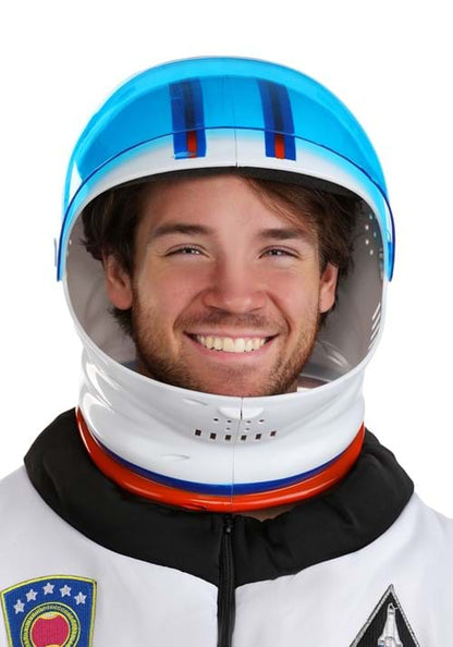 Blue Astronaut Costume Accessory Helmet for Adults - US 2941