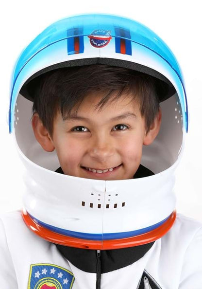 Blue Astronaut Costume Accessory Helmet for Adults - US 2941