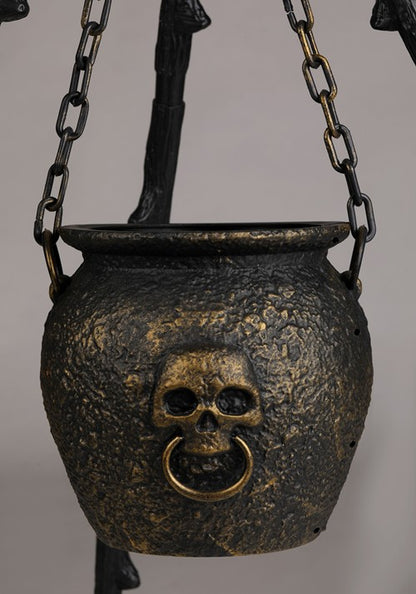 58.5-Inch Rustic Witch Cauldron Decoration - US 5799