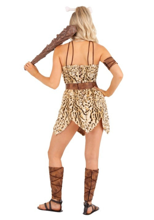 Women's Bold Cavewoman Costume - US 0757