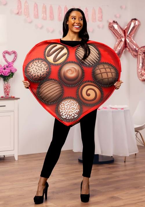 Heart-Shaped Box of Chocolates Adult Costume - US 0071