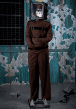 6FT Torture Box Man Animated Decoration - US 5155