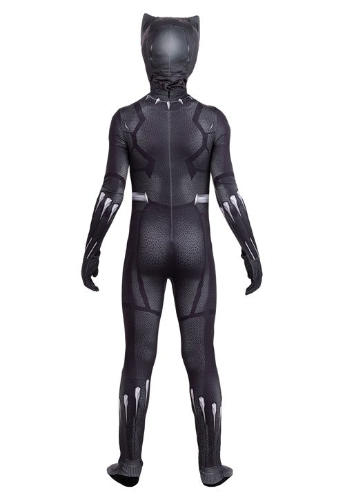 Boy's Black Panther Zentai Suit Costume - US 3971