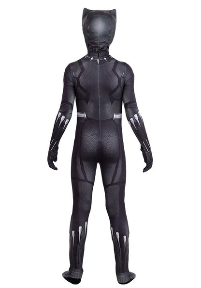 Boy's Black Panther Zentai Suit Costume - US 3971
