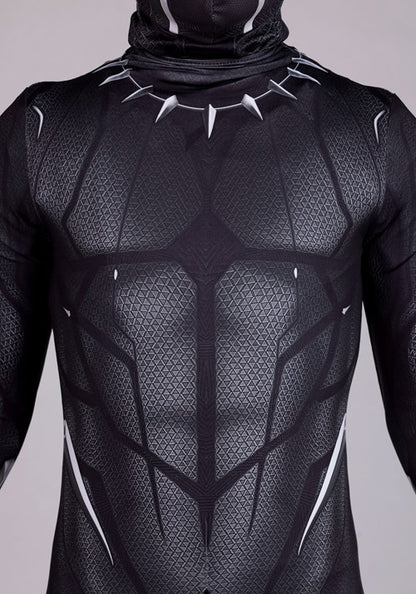 Boy's Black Panther Zentai Suit Costume - US 3971