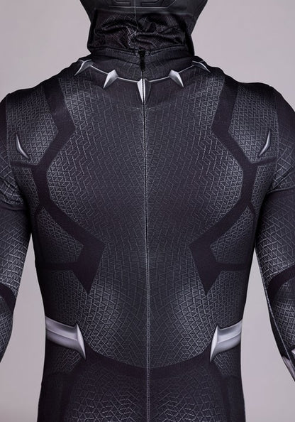 Boy's Black Panther Zentai Suit Costume - US 3971