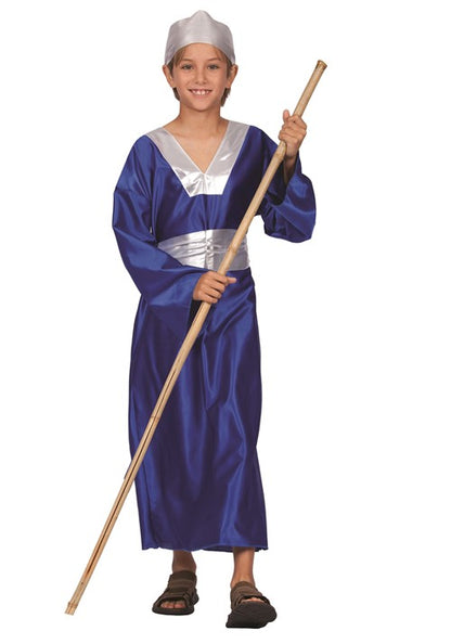 Boy's Blue Wiseman Robe Costume - US 6356