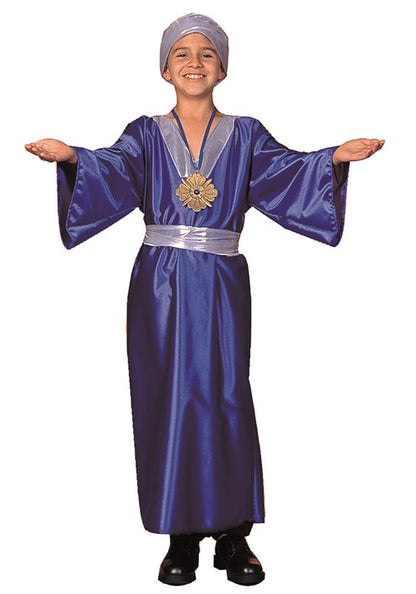 Boy's Blue Wiseman Robe Costume - US 6356