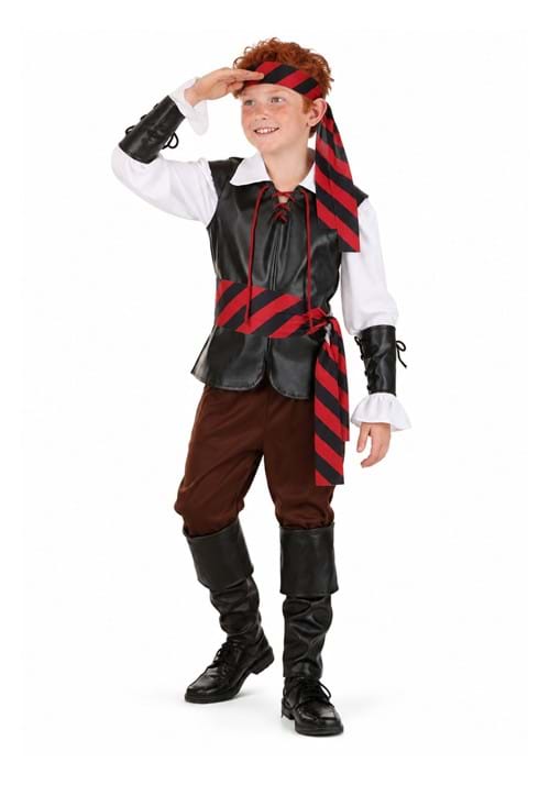 Budget Pirate Costume for Boys - US 2966