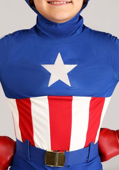 Boy's Premium Marvel Captain America Costume - US 6062