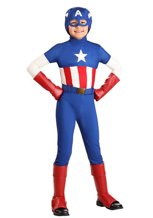 Boy's Premium Marvel Captain America Costume - US 6062