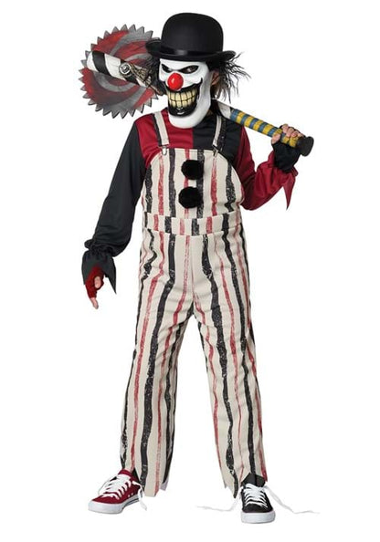 Carnival Creepster Clown Costume for Boys - US 5413