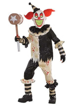Boy's Carnival Nightmare Evil Clown Costume - US 3187
