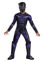 Boy's Deluxe Battle Black Panther Costume - US 5223