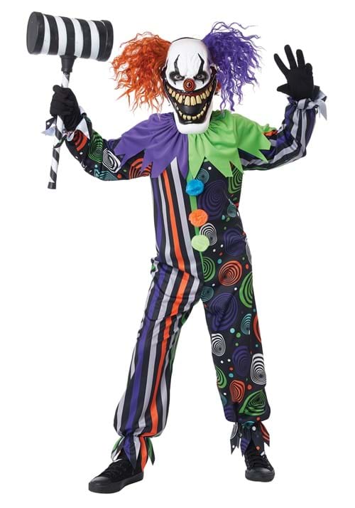 Funhouse Fiend Clown Costume for Boys - US 0284