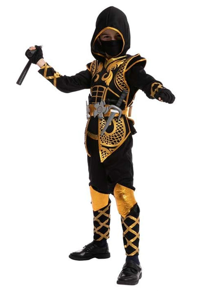 Golden Ninja Costume for Boys - US 2412