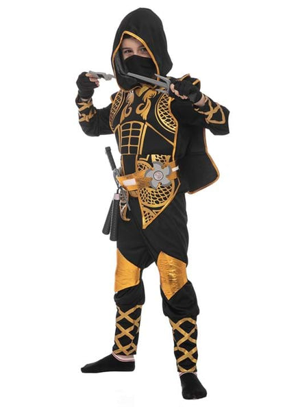 Golden Ninja Costume for Boys - US 2412