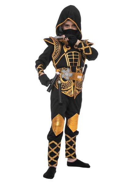 Golden Ninja Costume for Boys - US 2412