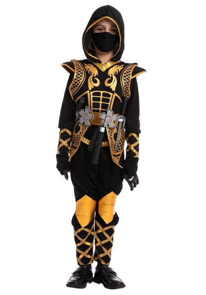 Golden Ninja Costume for Boys - US 2412