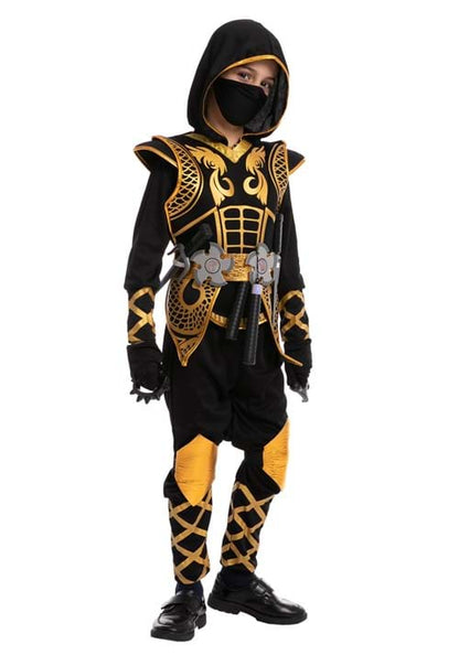 Golden Ninja Costume for Boys - US 2412