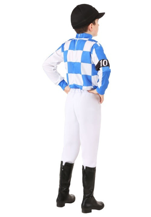 Blue Jockey Kid's Costume - US 6315