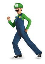 Mario Bros Luigi Costume for Boys - US 0197
