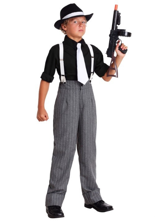 Boy's Mafia Underboss Costume - US 0575