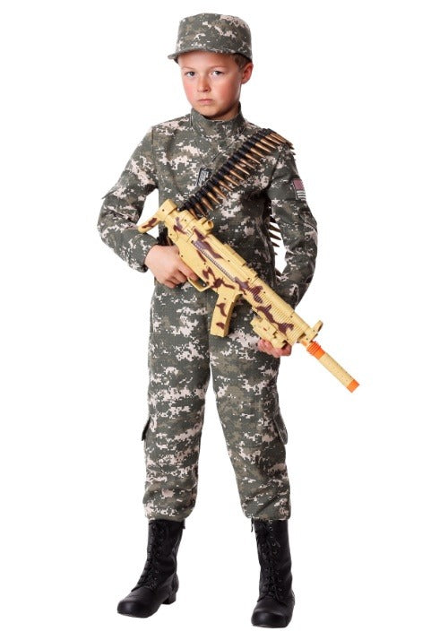 Boy's Modern Combat Soldier Costume - US 0805