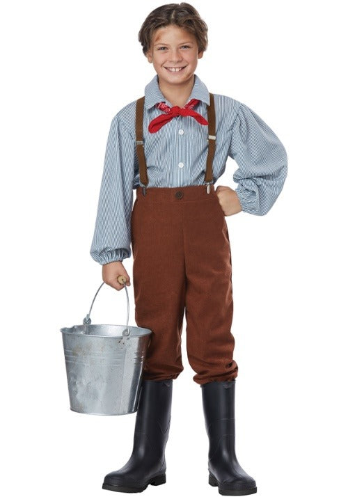 Boy's Pioneer Boy Costume - US 9989