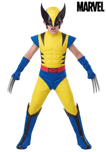 Boy's Premium Marvel X-Men 1990s Wolverine Costume - US 7677