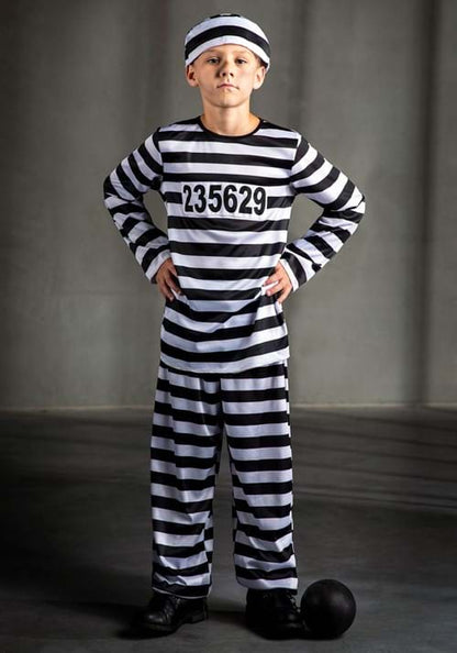 Boys Prisoner Costume - US 2888