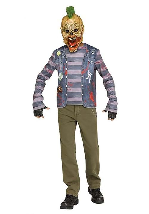 Punk Rock Zombie Costume for Boys - US 3368