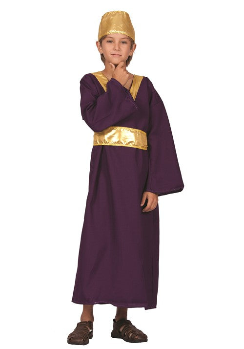 Boy's Purple Wiseman Robe Costume - US 0365