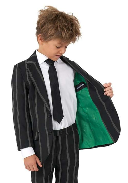 Boys Glow in the Dark Oversized Pinstripe Suit - US 8967