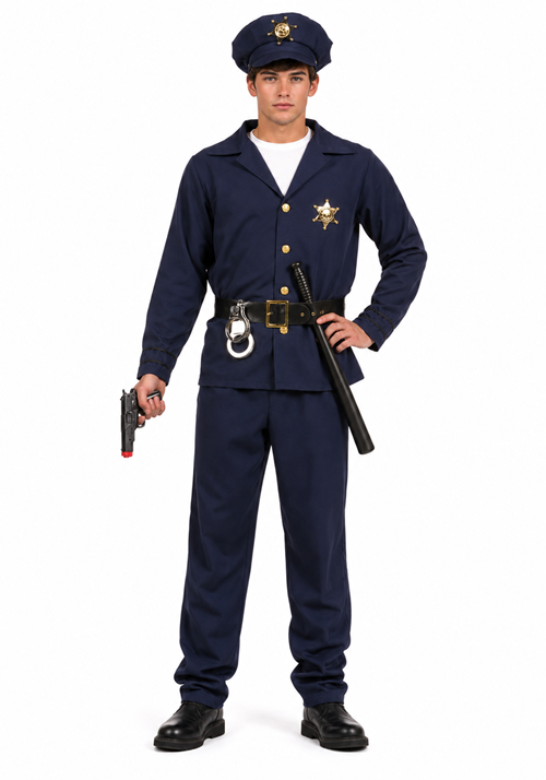 Boy's Teen Classic Policeman Costume - US 6786