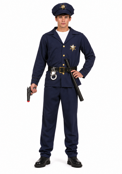Boy's Teen Classic Policeman Costume - US 6786