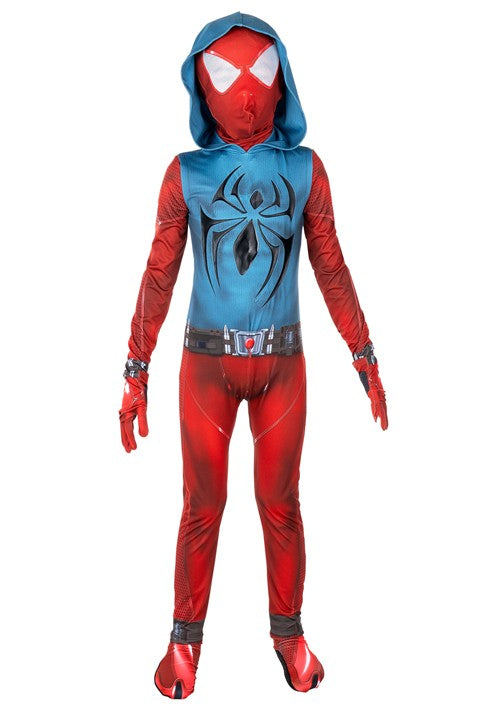Boy's Zentai Suit Scarlet Spider Gaming Costume - US 9776