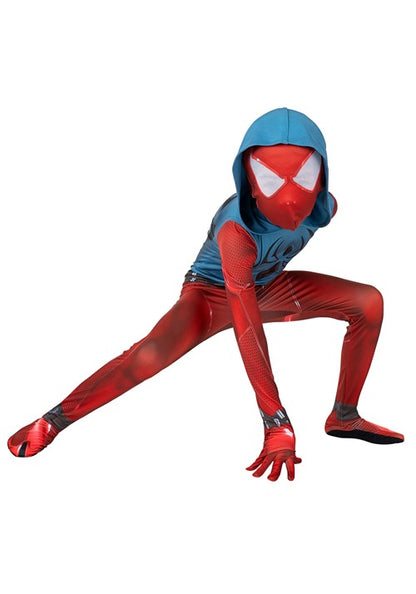 Boy's Zentai Suit Scarlet Spider Gaming Costume - US 9776