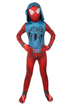 Boy's Zentai Suit Scarlet Spider Gaming Costume - US 9776